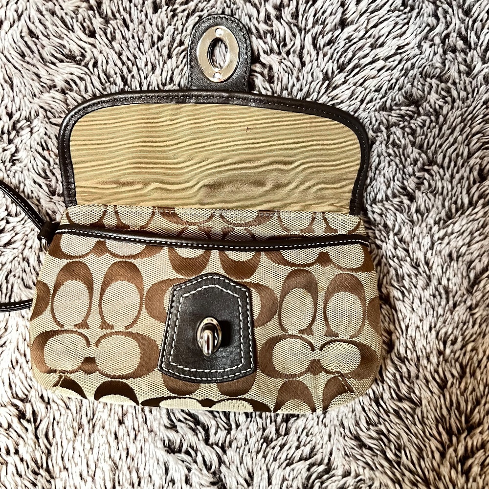 Coach Canvas Wristlet - Picture 8 of 11